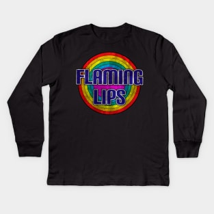 Flaming lips Kids Long Sleeve T-Shirt